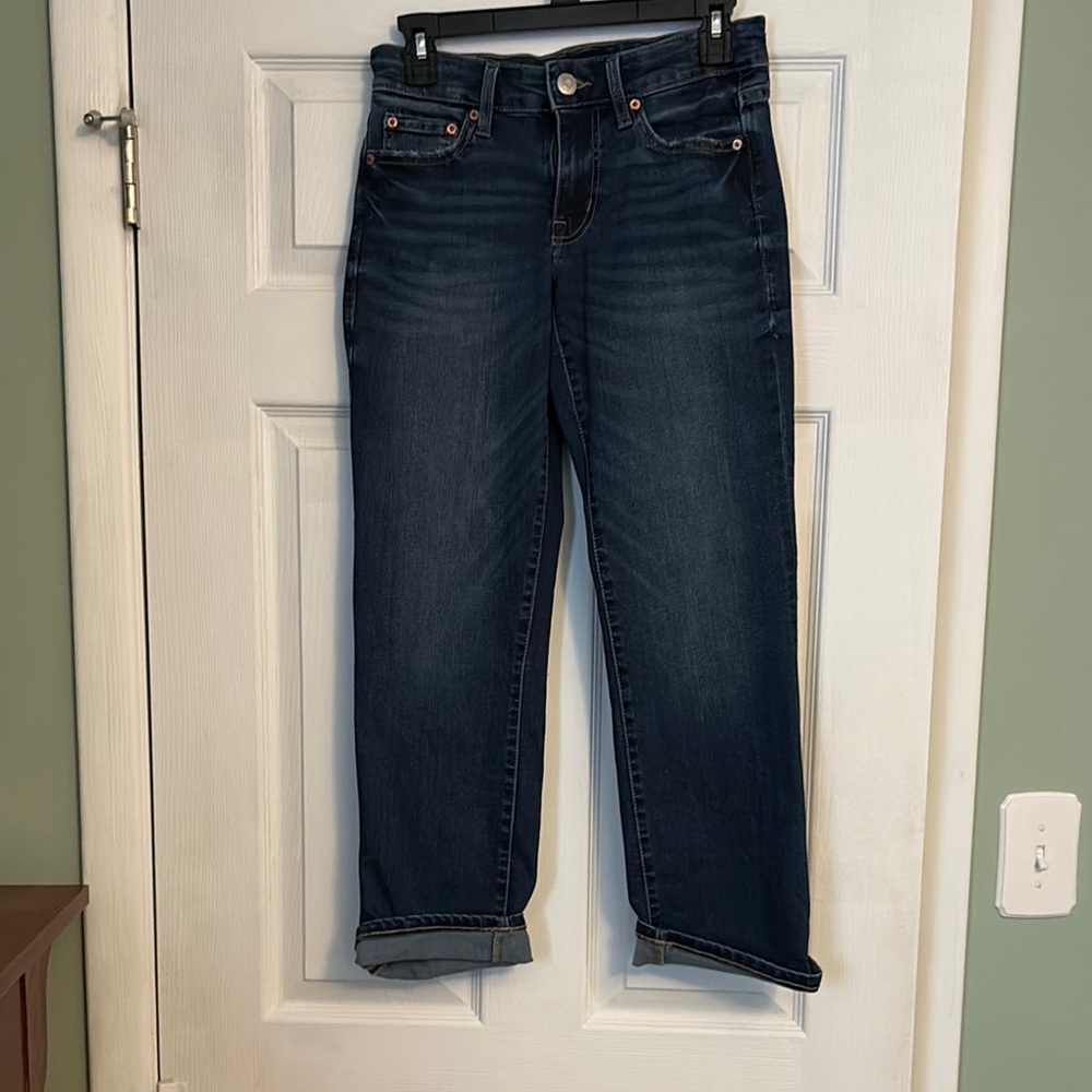 Aeropostale Blue Ankle Cropped Jeans